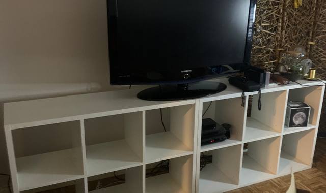 Meubles kallax de 6 cases x2