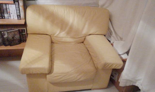 Meubles gros fauteuil en cuir