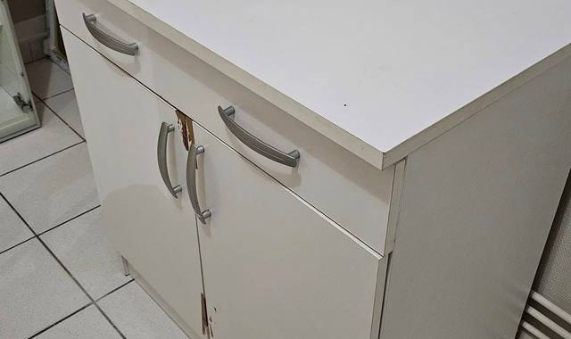 Meubles meuble blanc de cuisine