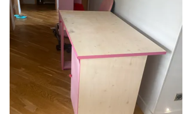 Meubles bureau rose
