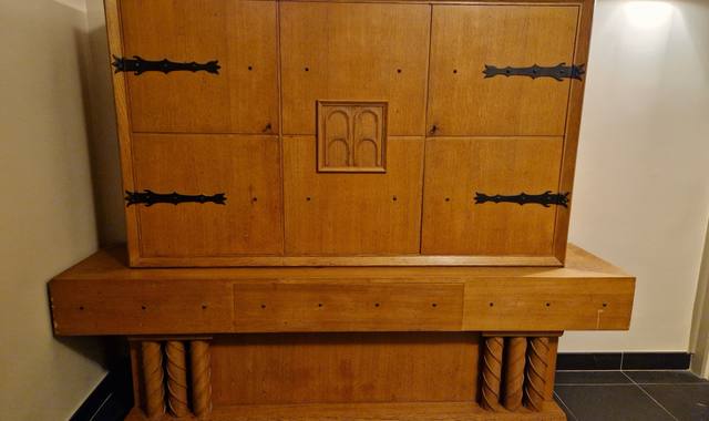 Meubles meuble buffet années 50 en chêne