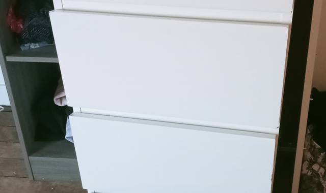 Meubles meuble à tiroirs blanc