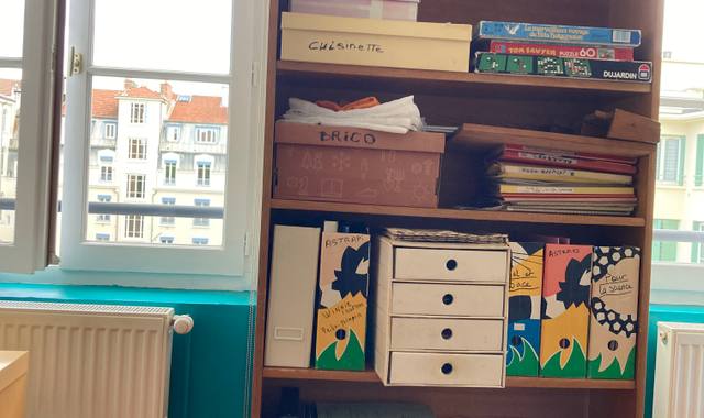 Meubles bibliothèque bois 6 étagères