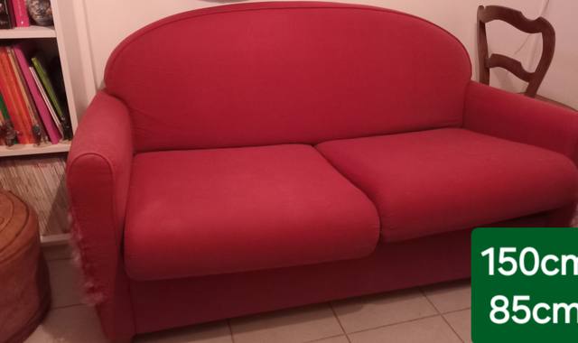 Meubles canape 2 places non convertible