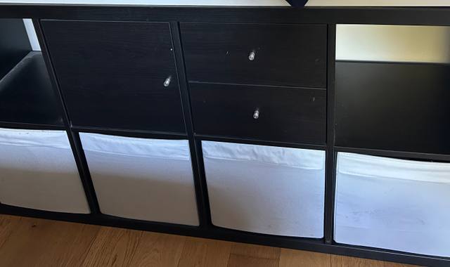 Meubles Étagère kallax IKEA noire