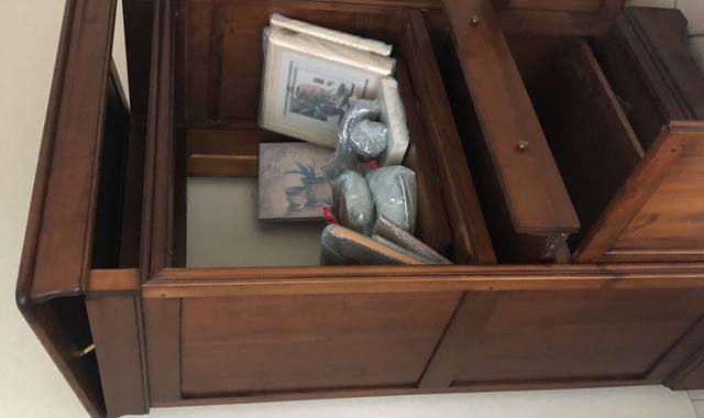 Meubles meuble TV merisier