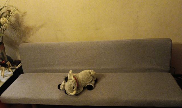 Meubles canapé-lit gris largeur 2 m