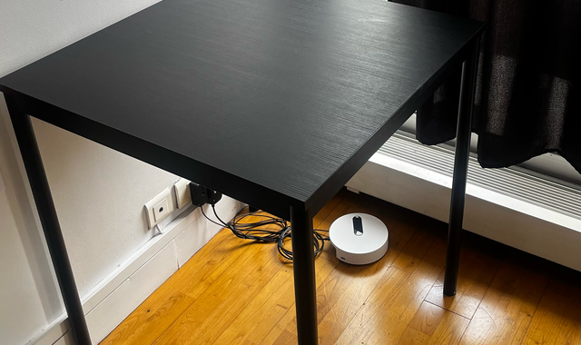 Meubles table IKEA noir