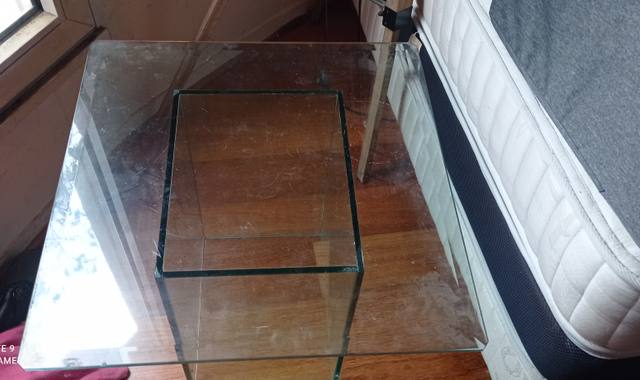 Meubles table basse en verre épais