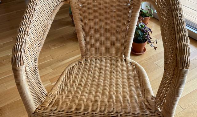 Meubles 2 fauteuils en rotin