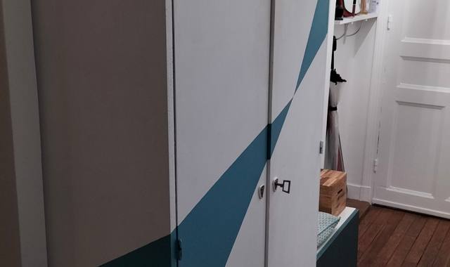 Meubles armoire peinte