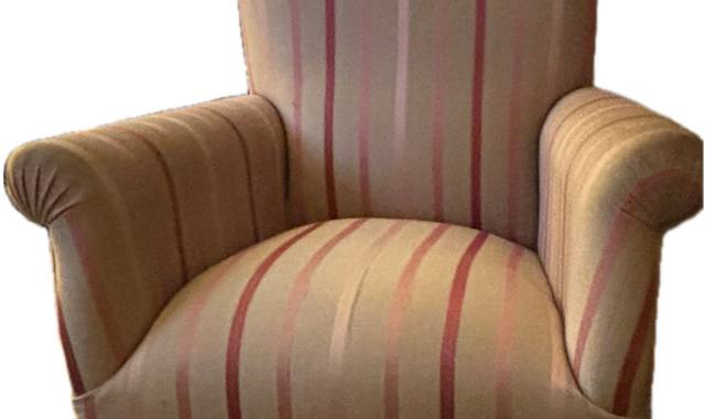 Meubles fauteuil Laura Ashley beige rose mauve