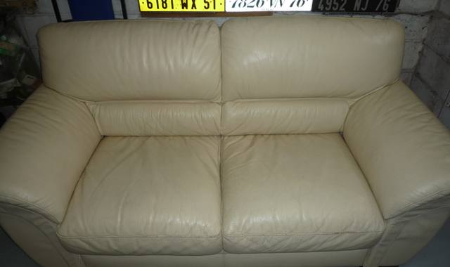 Meubles canapé cuir 2 places