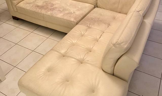 Meubles canapé d’angle en cuir