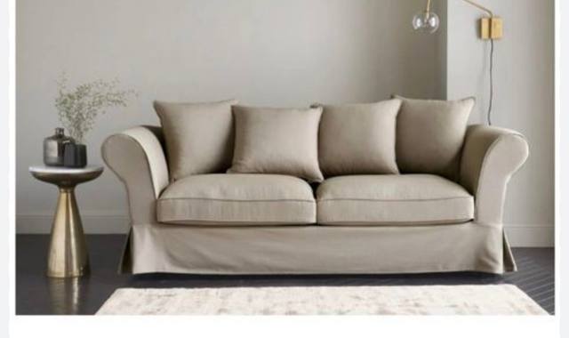 Meubles canapé maison du monde 4/5 places +chauffeuse 1 place