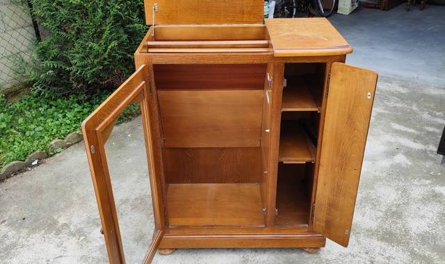 Meubles meuble Hi-Fi, platine vinyle vintage, très bon état