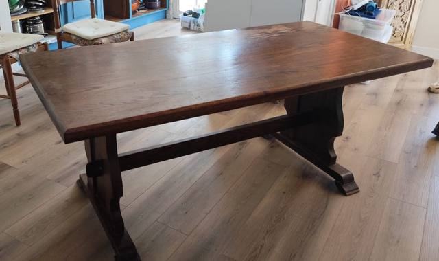 Meubles table de cuisine bois massif