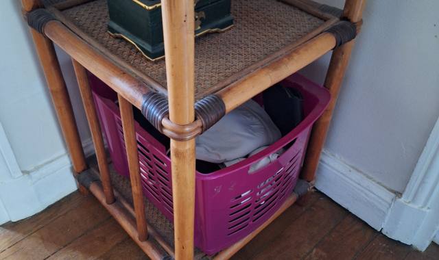 Meubles petite commode en rotin