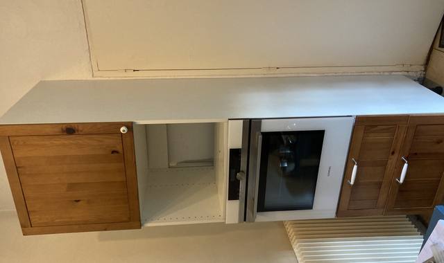 Meubles meuble de cuisine IKEA pour four et micro ondes