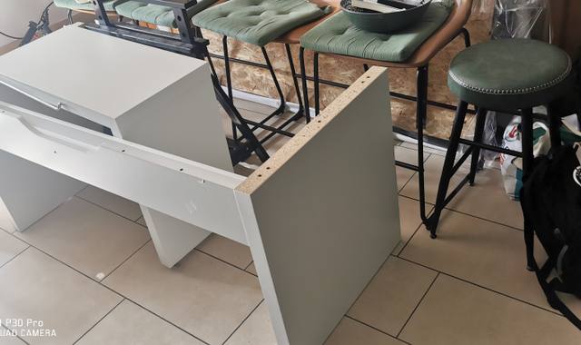 Meubles bureau Malm Ikea blanc