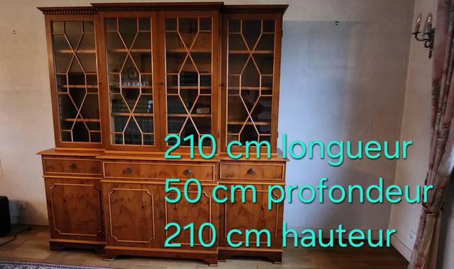 Meubles bibliothèque anglaise en if