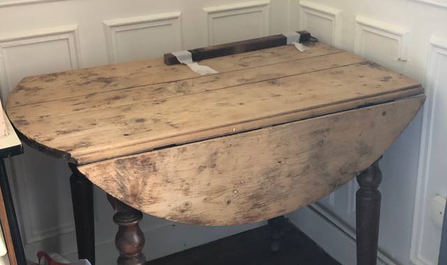 Meubles table ancienne rabattable gain de place