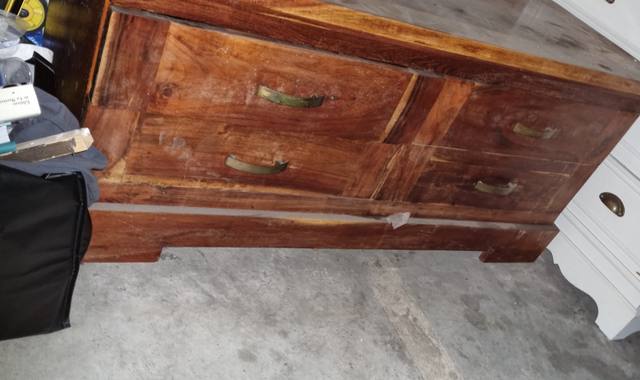 Meubles meuble TV bas 127 x 48 x H 58cm