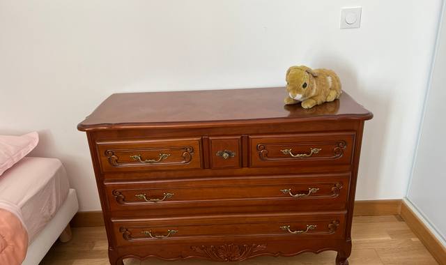 Meubles commande 3 tiroirs en bois massif