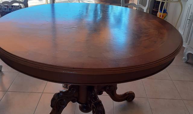 Meubles Table ronde salle à manger et 3 chaises