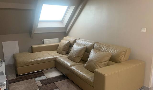Meubles canapé d'angle cuir Roche Bobois