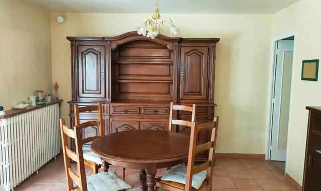 Meubles salle à manger complète buffet+table+rallonges+4 chaises+meuble hifi