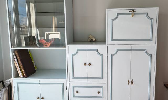 Meubles meuble de menuisier en deux parties