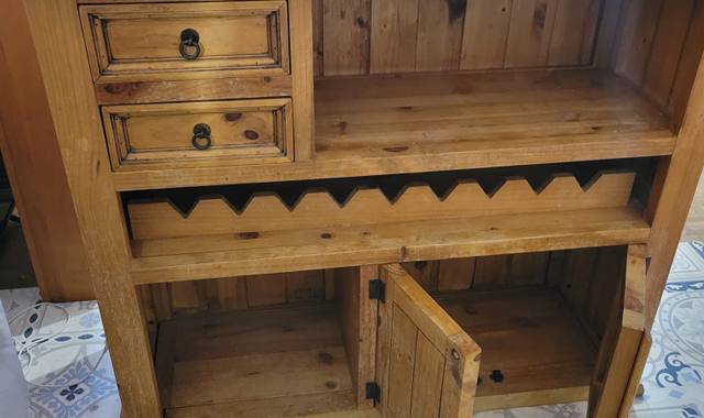 Meubles meuble bar en bois