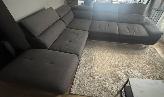 Meubles canapé d’angle gris