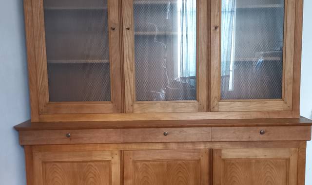 Meubles buffet vaisselier 3 portes Camif en bois massif