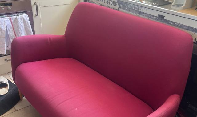 Meubles 2 canapés bordeaux