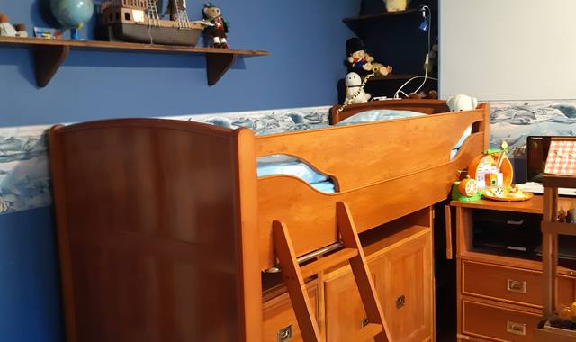 Meubles lit enfant Gautier en hauteur