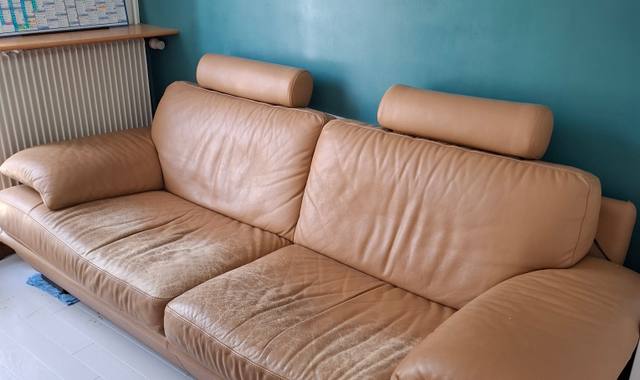 Meubles canape en cuir