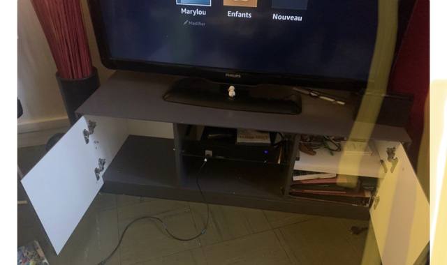 Meubles meuble tv ou de rangement coloris gris