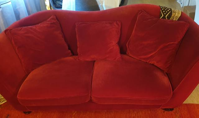 Meubles elegant canape fixe cosy 3 places