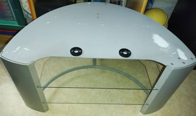 Meubles table basse grise