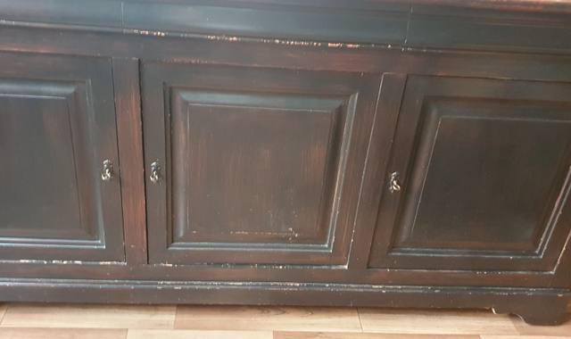 Meubles meuble bas en merisier teinte