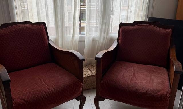 Meubles deux fauteuils en Bois