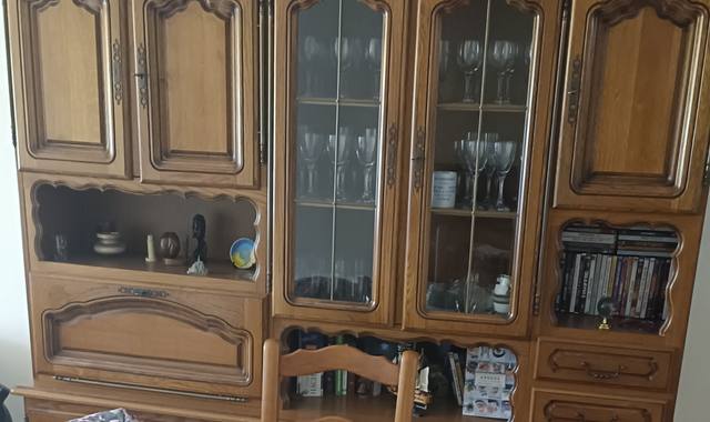 Meubles buffet haut vitrine