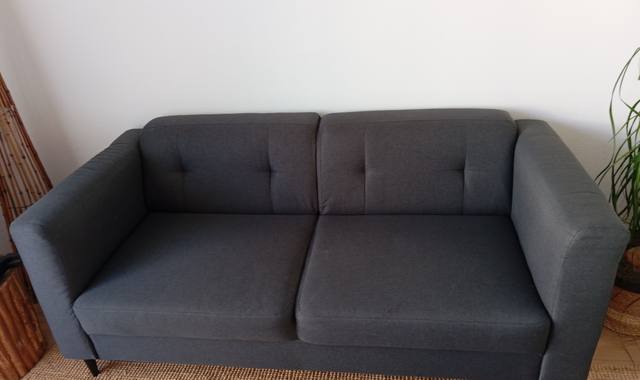 Mobilier canapé neuf gris anthracite