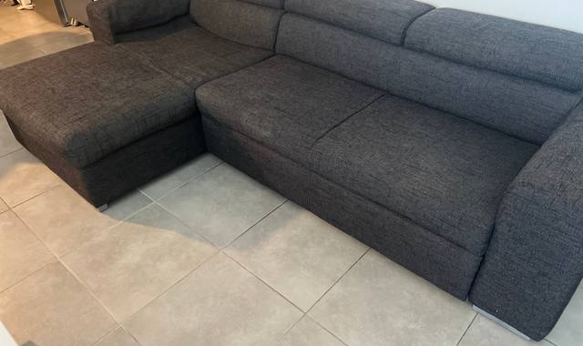 Mobilier canapé d’angle convertible à venir récupérer sur place