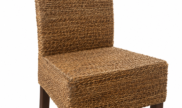 Mobilier 4 chaises salle à manger rotin tressé