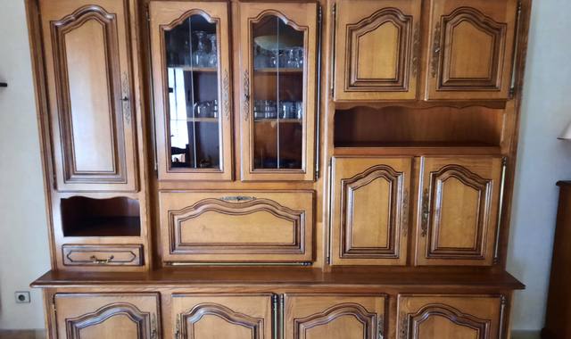 Mobilier living en chêne