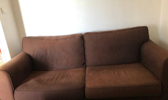 Mobilier canapé marron