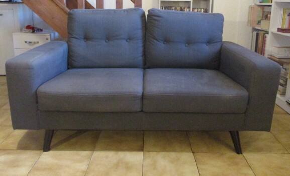 Mobilier canapé 2 places non convertible